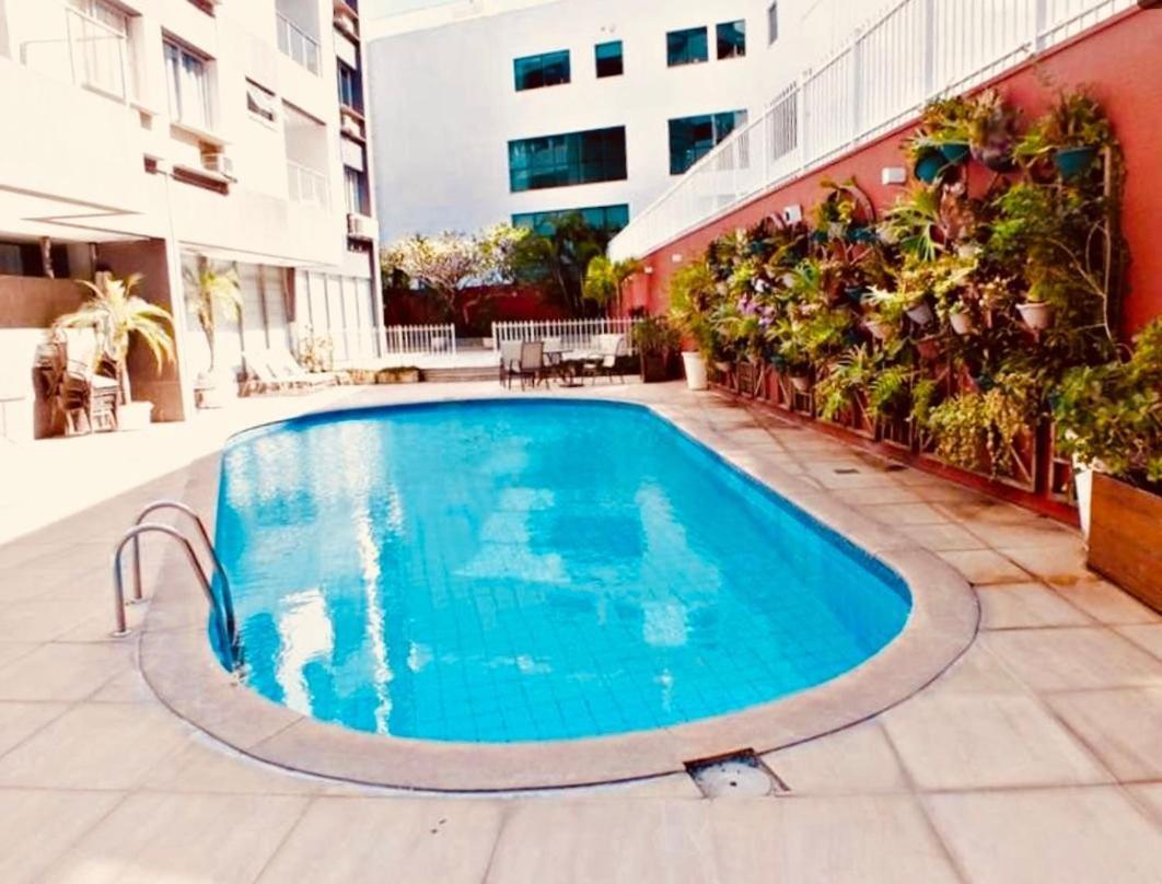 Jumpinbed - Leblon Flat Service - Sala E Quarto Com Varanda E Vista Do Mar. Rio de Janeiro Exterior foto
