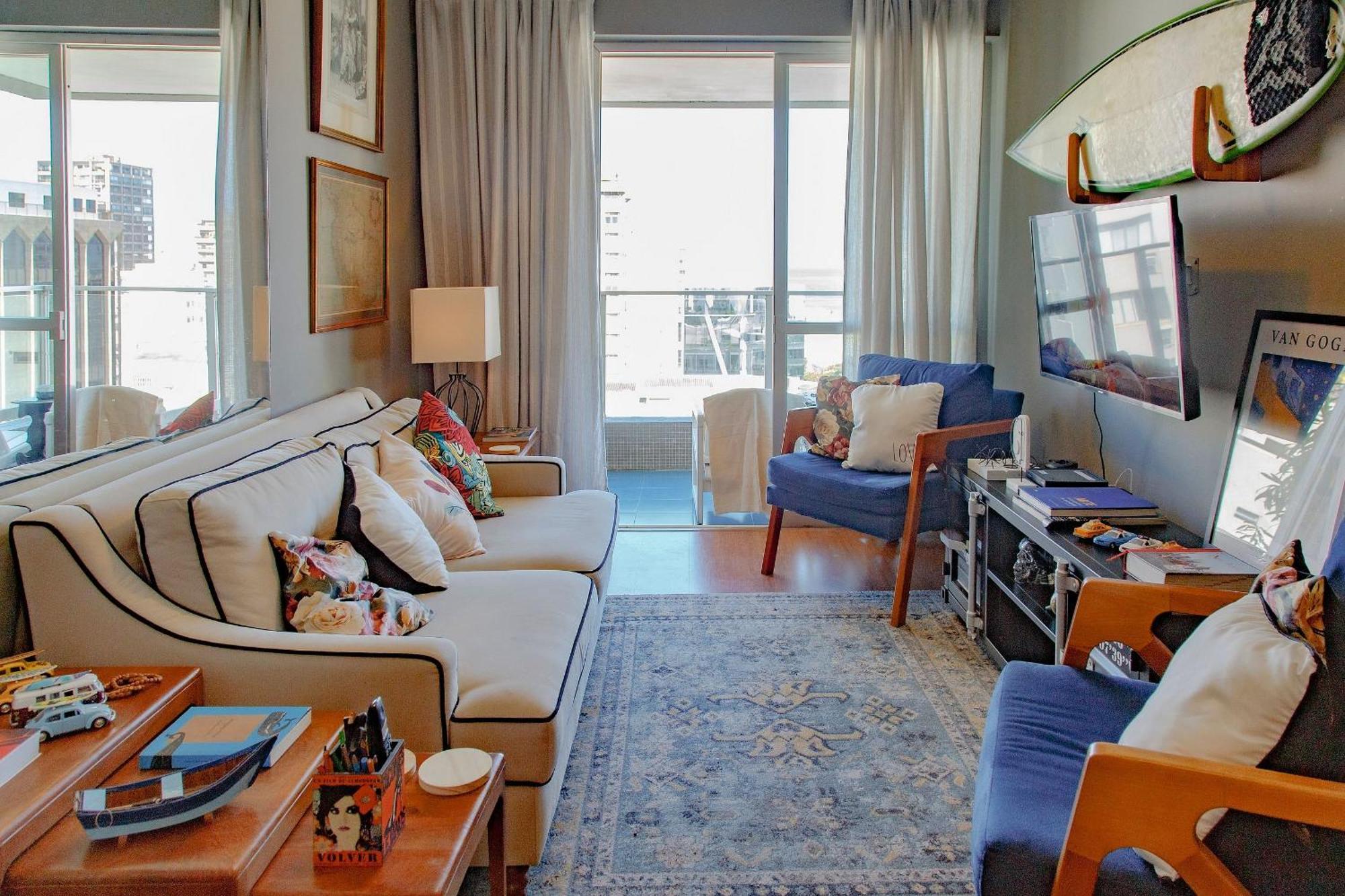 Jumpinbed - Leblon Flat Service - Sala E Quarto Com Varanda E Vista Do Mar. Rio de Janeiro Exterior foto